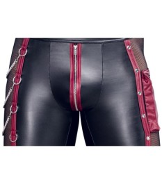 Satin-Pants mit Eingriff vorne