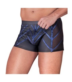 Pants im stylischen Material-Mix