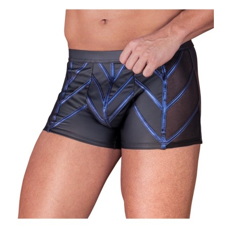 Pants im stylischen Material-Mix