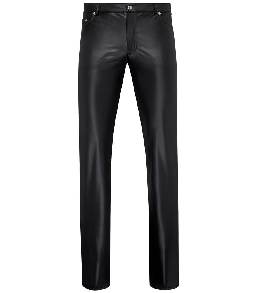 Netz-Pants mit Mattlook-Details