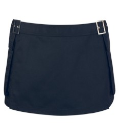 Rock mit seitlichen Schnallen und Taschen