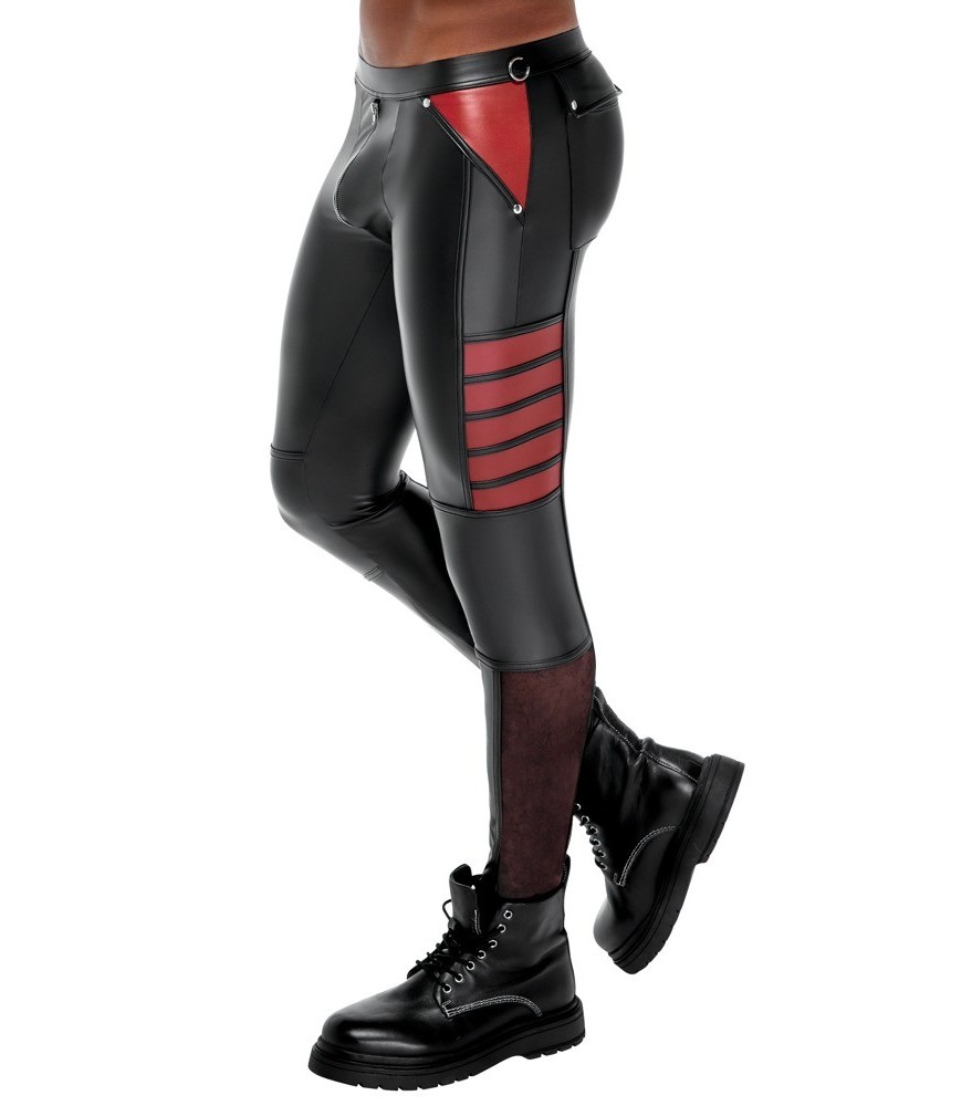 Hose im Mattlook mit Netzeinsätzen