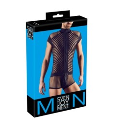 Body mit Brustharness aus Webgummibändern