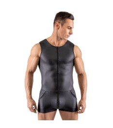 Kurzoverall mit 3-Wege-Reißverschluss