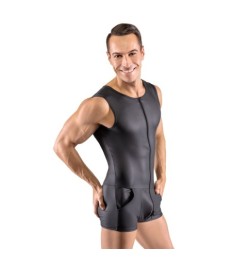 Kurzoverall mit 3-Wege-Reißverschluss