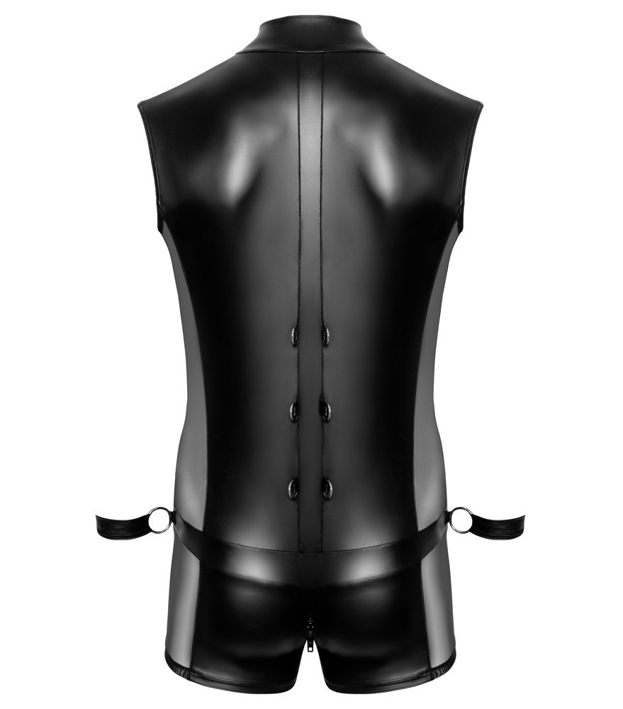 Chaps plus String aus Lederimitat