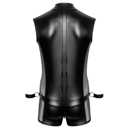 Chaps plus String aus Lederimitat