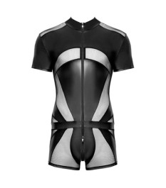 Kurzoverall mit 3-Wege-Reißverschluss