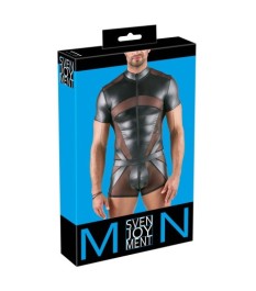 Kurzoverall mit 3-Wege-Reißverschluss