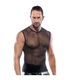 Shirt aus grobem Netz