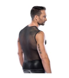 Shirt aus grobem Netz