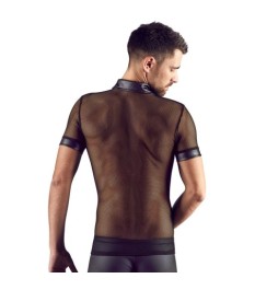 Hemd aus Netz und Wetlook