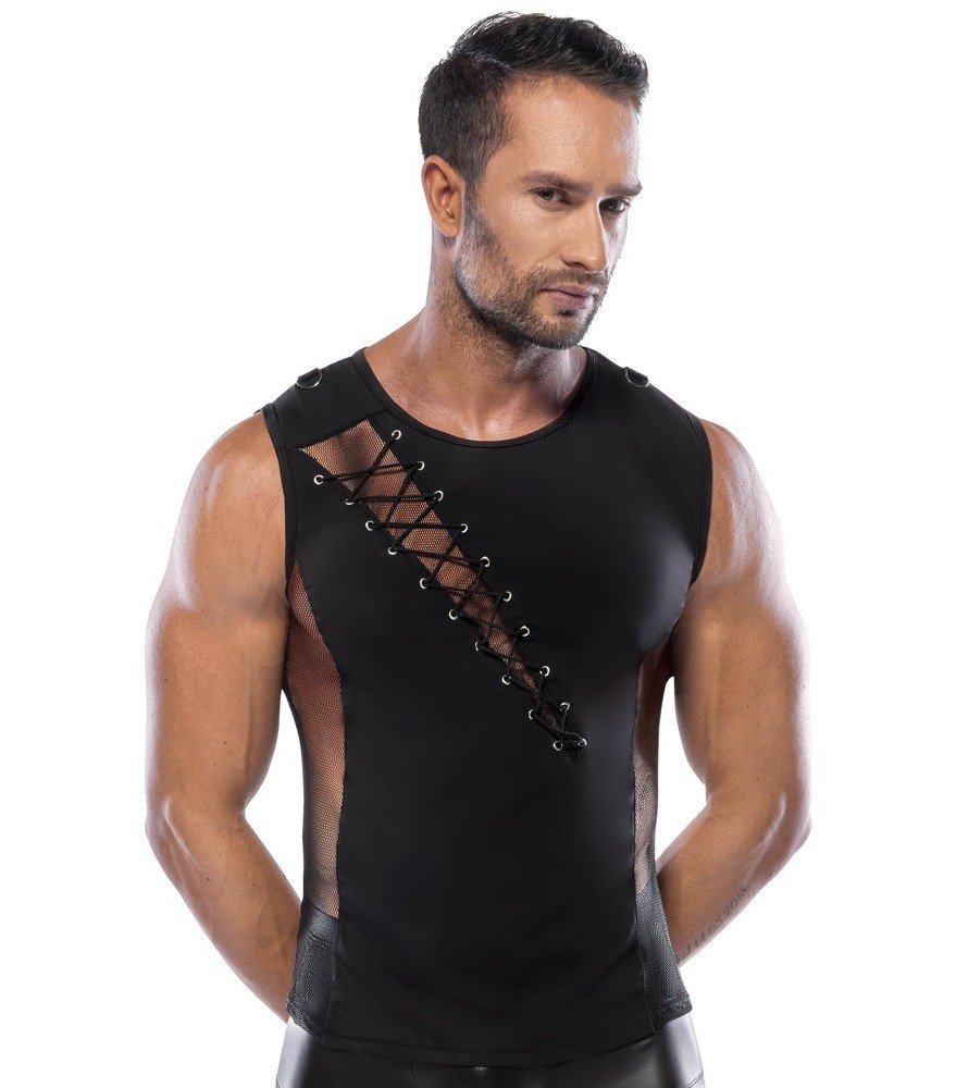 Shirt mit Netz-Einsätzen