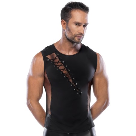 Shirt mit Netz-Einsätzen