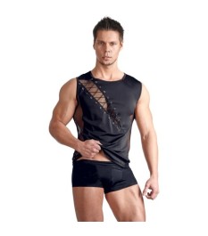 Shirt mit Netz-Einsätzen