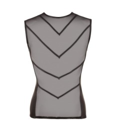 Shirt mit Einsätzen aus Powernet