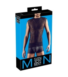 Shirt mit Einsätzen aus Powernet