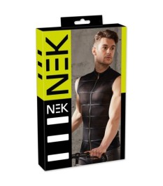 Shirt aus Powernet mit Reißverschluss