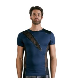 Shirt aus elastischer Mikrofaser und Powernet