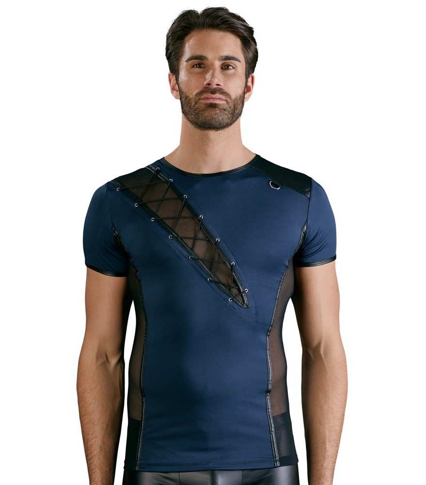 Shirt aus elastischer Mikrofaser und Powernet