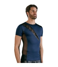 Shirt aus elastischer Mikrofaser und Powernet