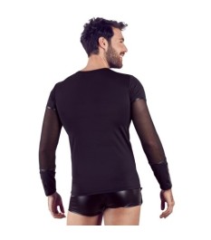 Shirt mit abknöpfbarem Brustharness