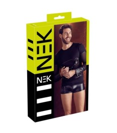 Shirt mit abknöpfbarem Brustharness