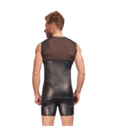 Top aus elastischem Powernet und trendigem Mattlook