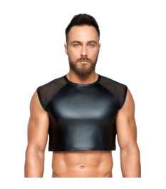 Shirt aus Lederimitat