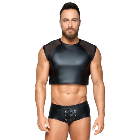 Shirt mit Netz-Einsätzen