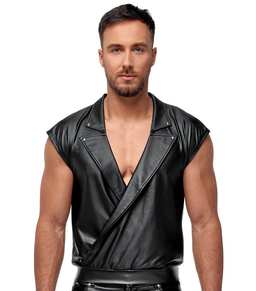 Shirt im Mattlook mit Stretchbund am Saum