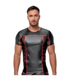 Shirt mit Einsätzen aus Powernet