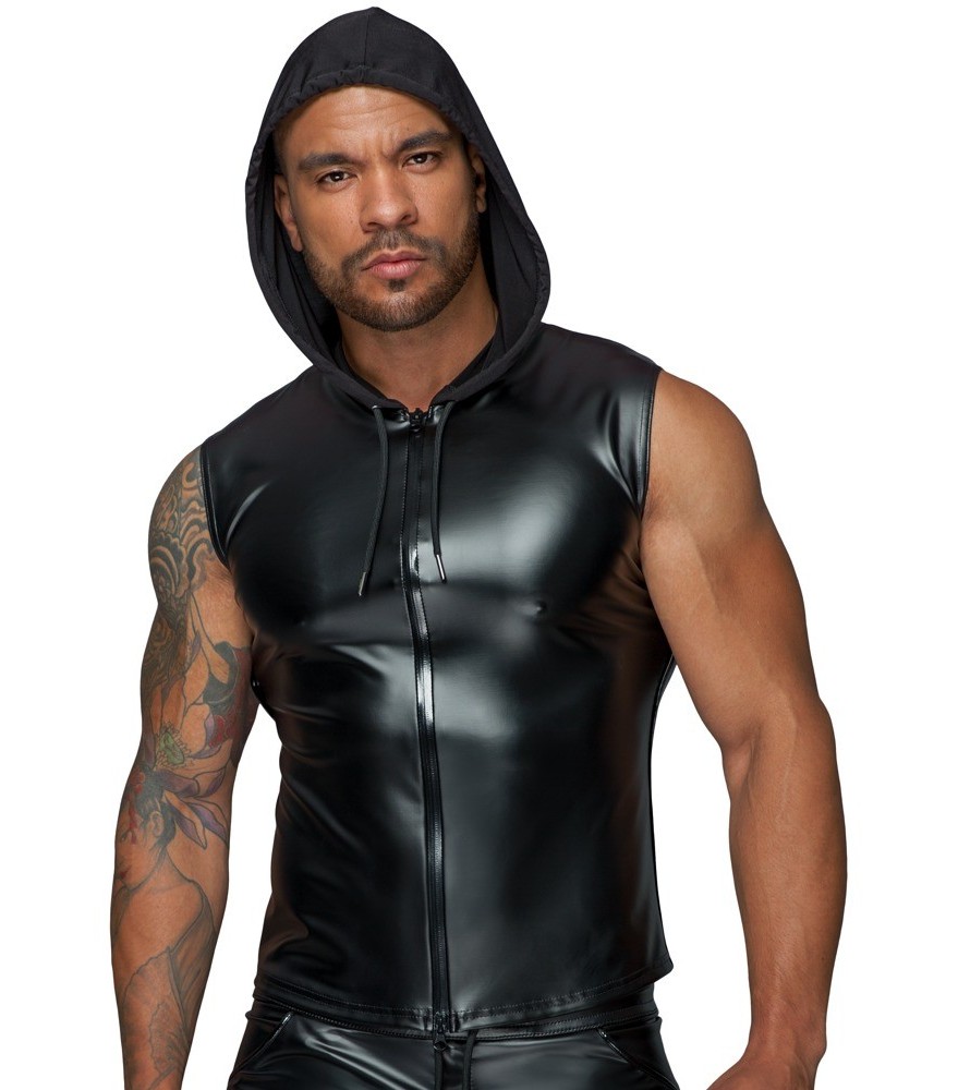 Kapuzen-Shirt „Missbehaved“ im Powerwetlook