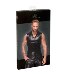 Shirt „Alpha“ in Schlangenhaut-Optik mit Kapuze aus weichem Powernet