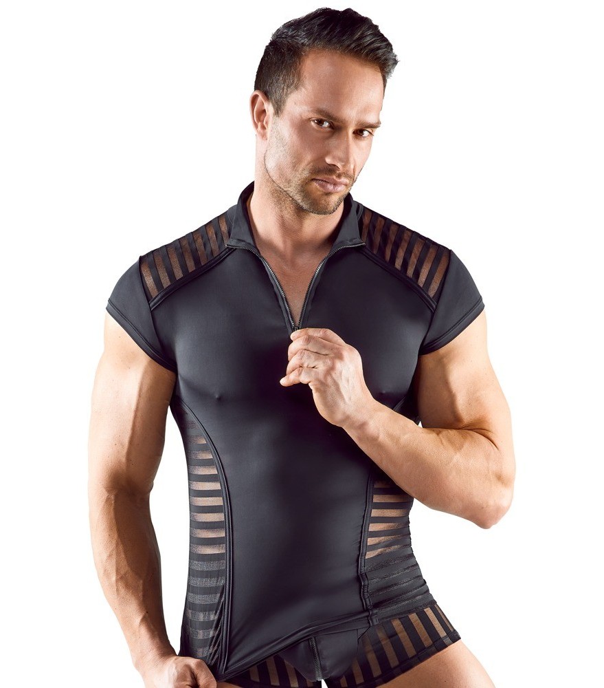 Shirt mit Reißverschluss