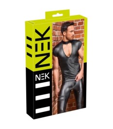 Shirt im trendigen Mattlook mit Netz-Einsätzen