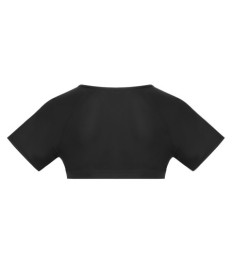 Crop-Top mit verstellbarem Unterbrust-Riemen