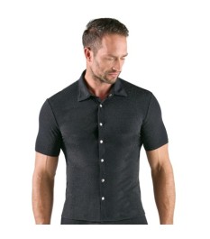 Hemd im schillernden Lurex-Look