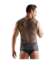 Netzshirt mit Glitzersteinen