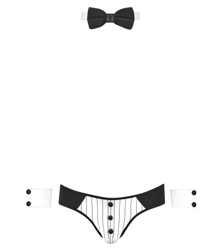 Jockslip plus Handgelenk-Manschetten und Fliege im Set