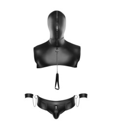 Top plus String inklusive 2 Handfesseln und Leine – alles abnehmbar