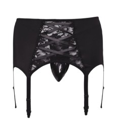 Hemd aus dunkelroter Spitze