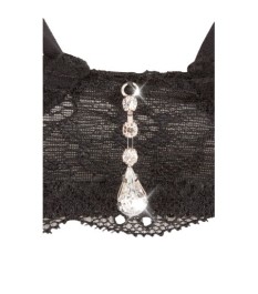 Netzshirt mit Glitzersteinen