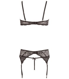3-teiliges Strapsset aus Spitze