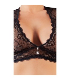 Bralette plus Strapsstring aus Spitze