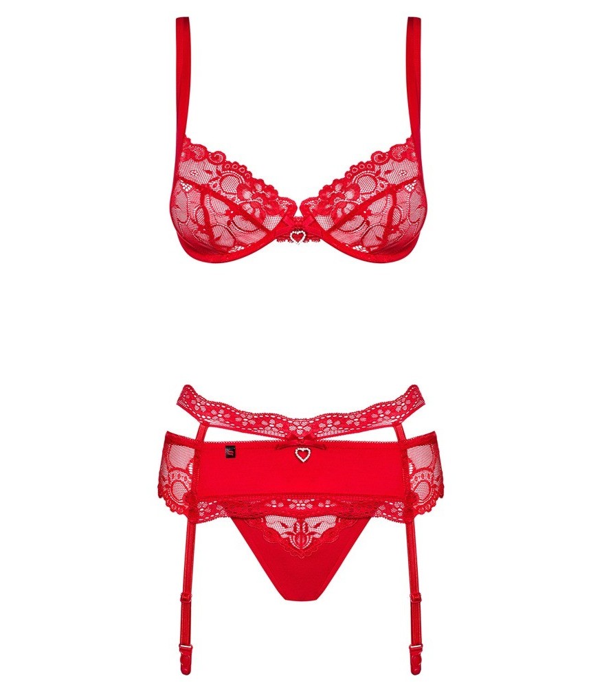 3-teiliges Straps-Set „Heartina“