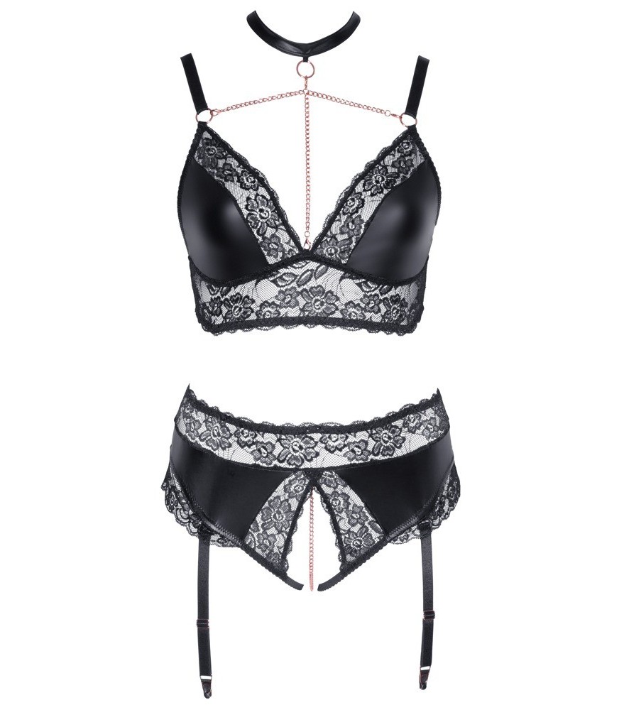 Soft-BH plus Straps-Slip ouvert im Mattlook mit Spitze