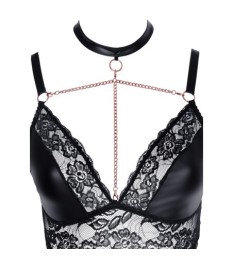 Soft-BH plus Straps-Slip ouvert im Mattlook mit Spitze