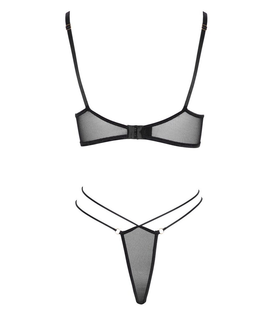 3-teiliges Strapsset aus Spitze