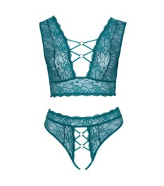 Bralette plus String aus Spitze
